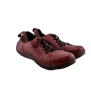 Born Red Leather Sneakers